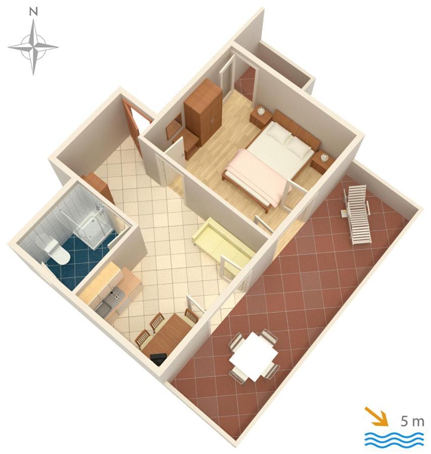 Apartments By The Sea Mandre, Pag - 4093 Kolan Exterior foto